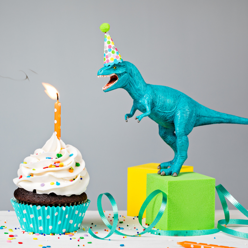 Un anniversaire sur le thème des Dinosaures! 